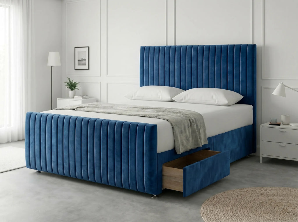 Urban Curve Elite | Divan Drawer Bed Frame with Smart Storage System (UK) | Discount Bed Store (DBS) #DB152