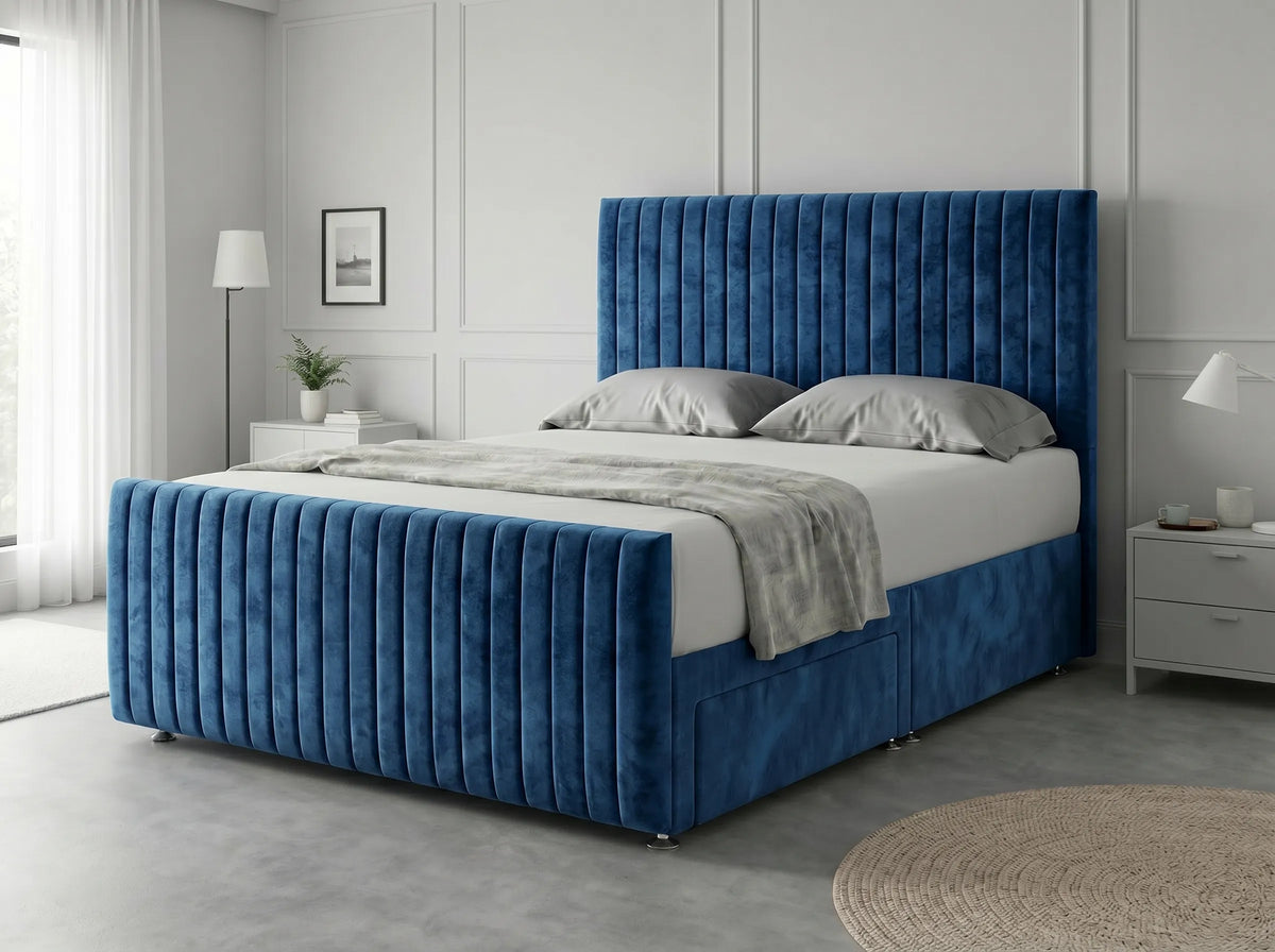 Urban Curve Elite | Divan Drawer Bed Frame with Smart Storage System (UK) | Discount Bed Store (DBS) #DB152
