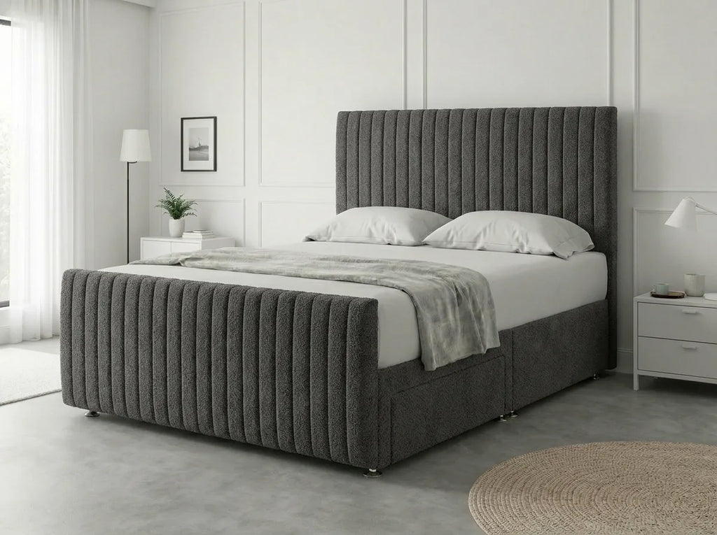 Urban Curve Elite | Divan Drawer Bed Frame with Smart Storage System (UK) | Discount Bed Store (DBS) #DB152