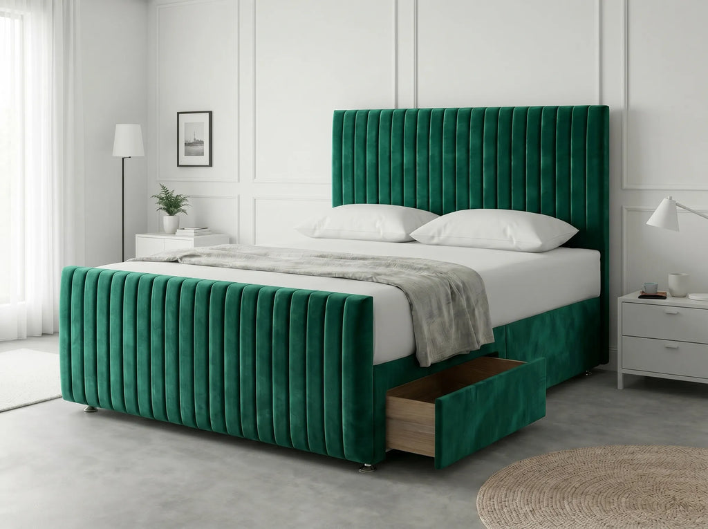 Urban Curve Elite | Divan Drawer Bed Frame with Smart Storage System (UK) | Discount Bed Store (DBS) #DB152