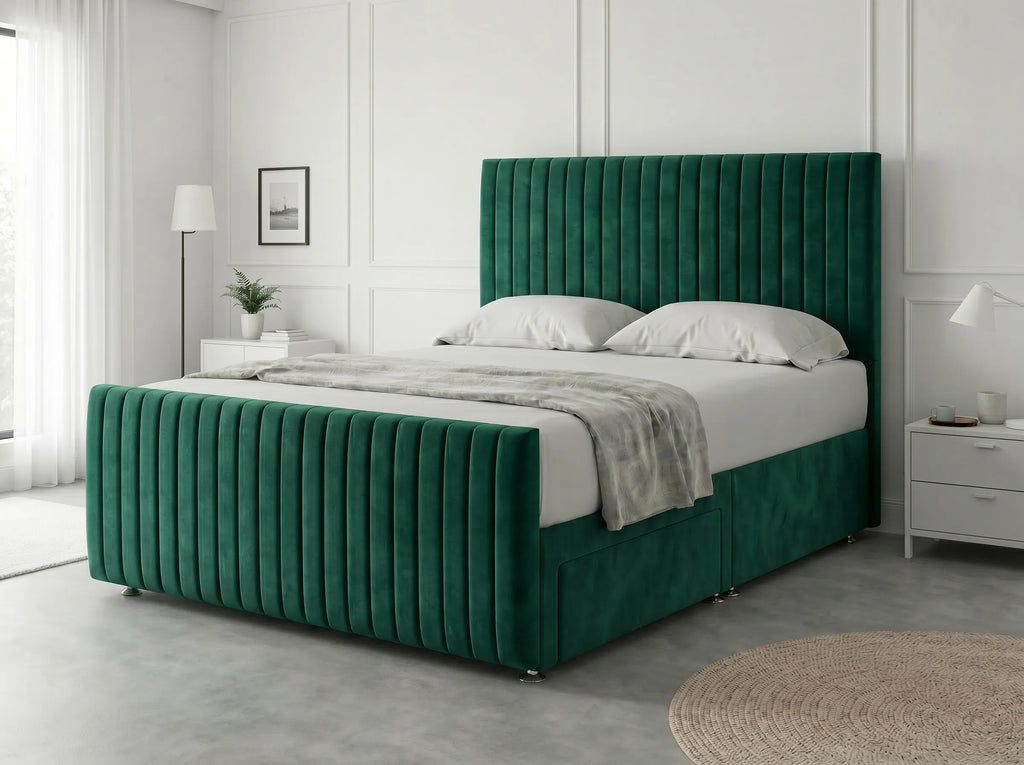 Urban Curve Elite | Divan Drawer Bed Frame with Smart Storage System (UK) | Discount Bed Store (DBS) #DB152