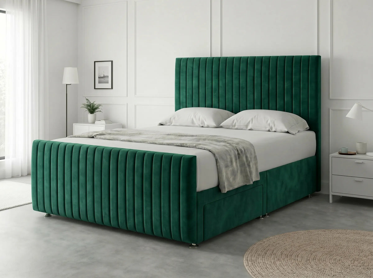 Urban Curve Elite | Divan Drawer Bed Frame with Smart Storage System (UK) | Discount Bed Store (DBS) #DB152