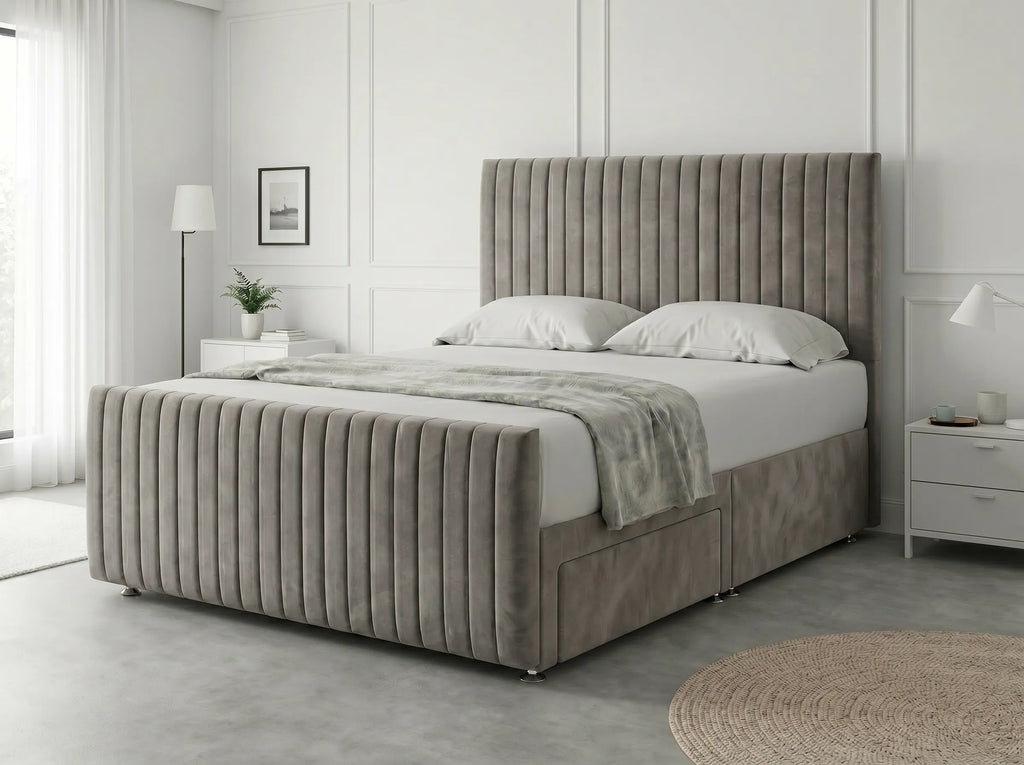 Urban Curve Elite | Divan Drawer Bed Frame with Smart Storage System (UK) | Discount Bed Store (DBS) #DB152