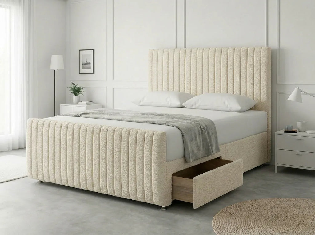 Urban Curve Elite | Divan Drawer Bed Frame with Smart Storage System (UK) | Discount Bed Store (DBS) #DB152
