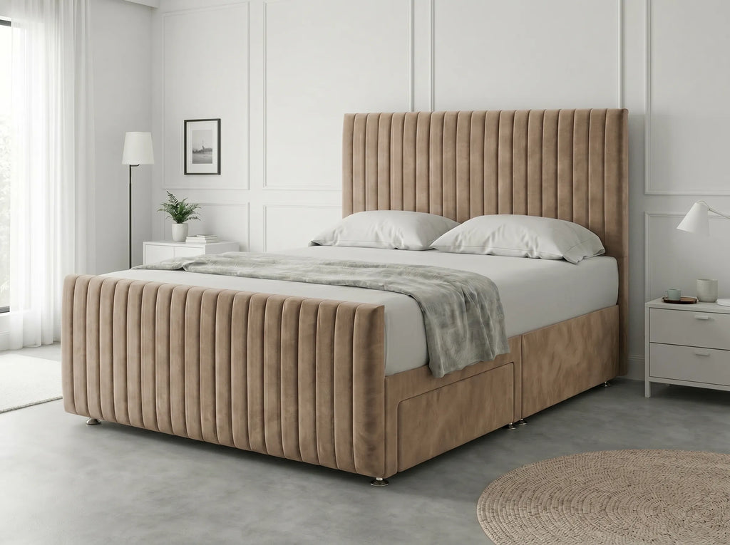 Urban Curve Elite | Divan Drawer Bed Frame with Smart Storage System (UK) | Discount Bed Store (DBS) #DB152