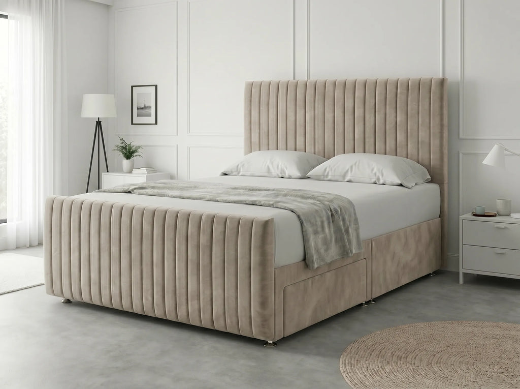 Urban Curve Elite | Divan Drawer Bed Frame with Smart Storage System (UK) | Discount Bed Store (DBS) #DB152