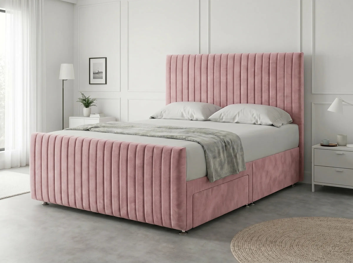 Urban Curve Elite | Divan Drawer Bed Frame with Smart Storage System (UK) | Discount Bed Store (DBS) #DB152