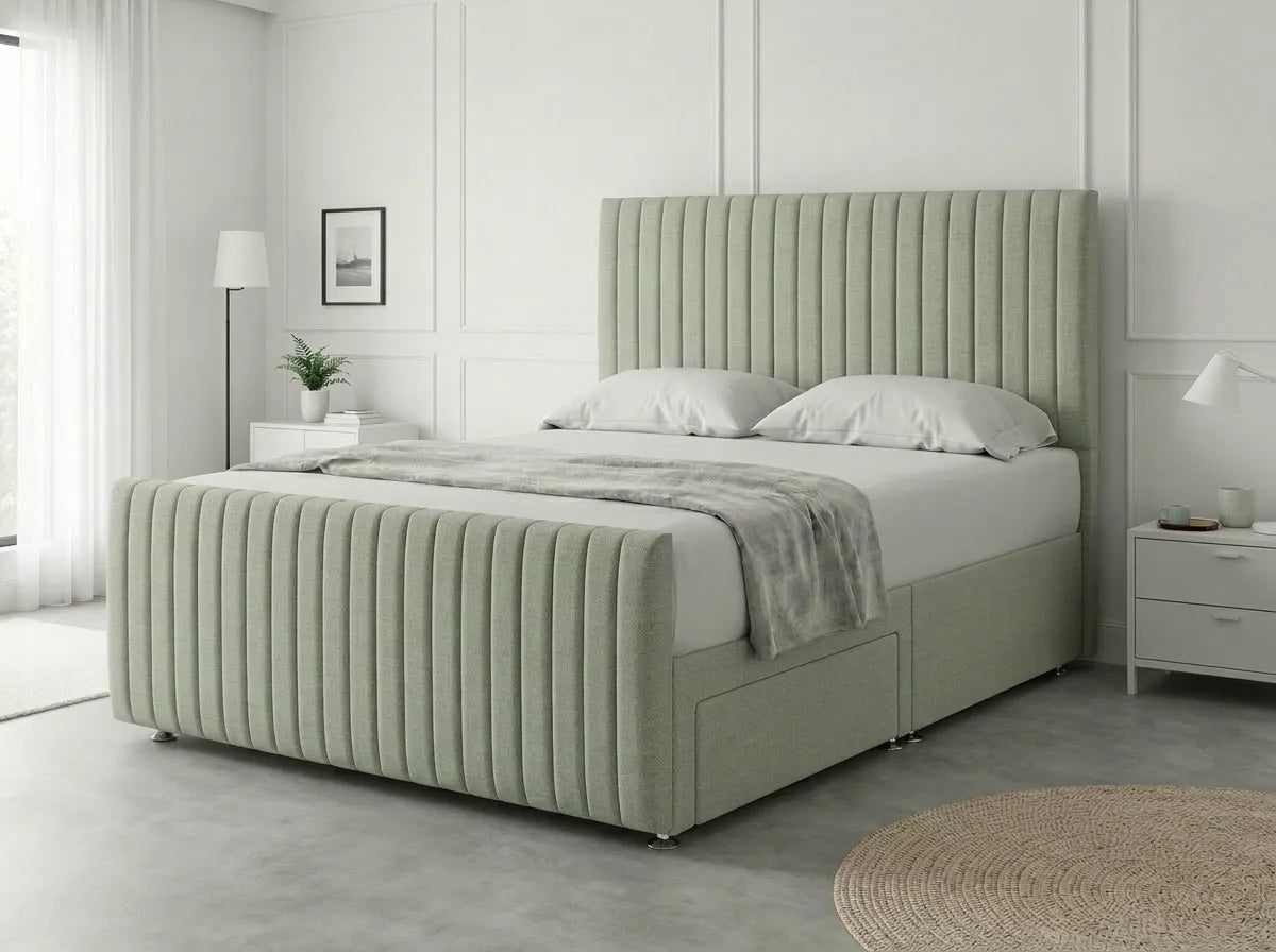 Urban Curve Elite | Divan Drawer Bed Frame with Smart Storage System (UK) | Discount Bed Store (DBS) #DB152