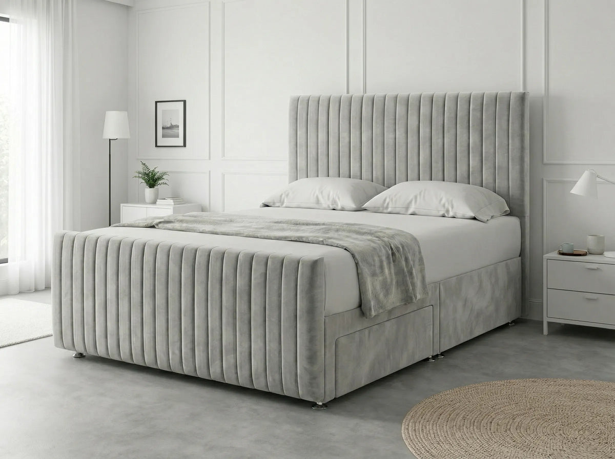 Urban Curve Elite | Divan Drawer Bed Frame with Smart Storage System (UK) | Discount Bed Store (DBS) #DB152
