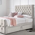 Diamond Grid Classic #B156 Divan Drawer Bed Frame (UK) | Discount Bed Store (DBS)