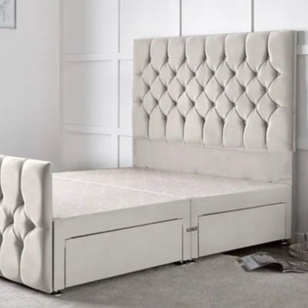 Diamond Grid Classic #B156 Divan Drawer Bed Frame (UK) | Discount Bed Store (DBS)