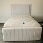 Panel Bed LinearLoom Vertical #B53 Bed Frame (UK) | Discount Bed Store (DBS)