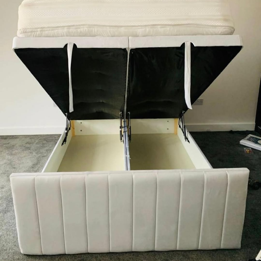 Panel Bed LinearLoom Vertical #B53 Bed Frame (UK) | Discount Bed Store (DBS)