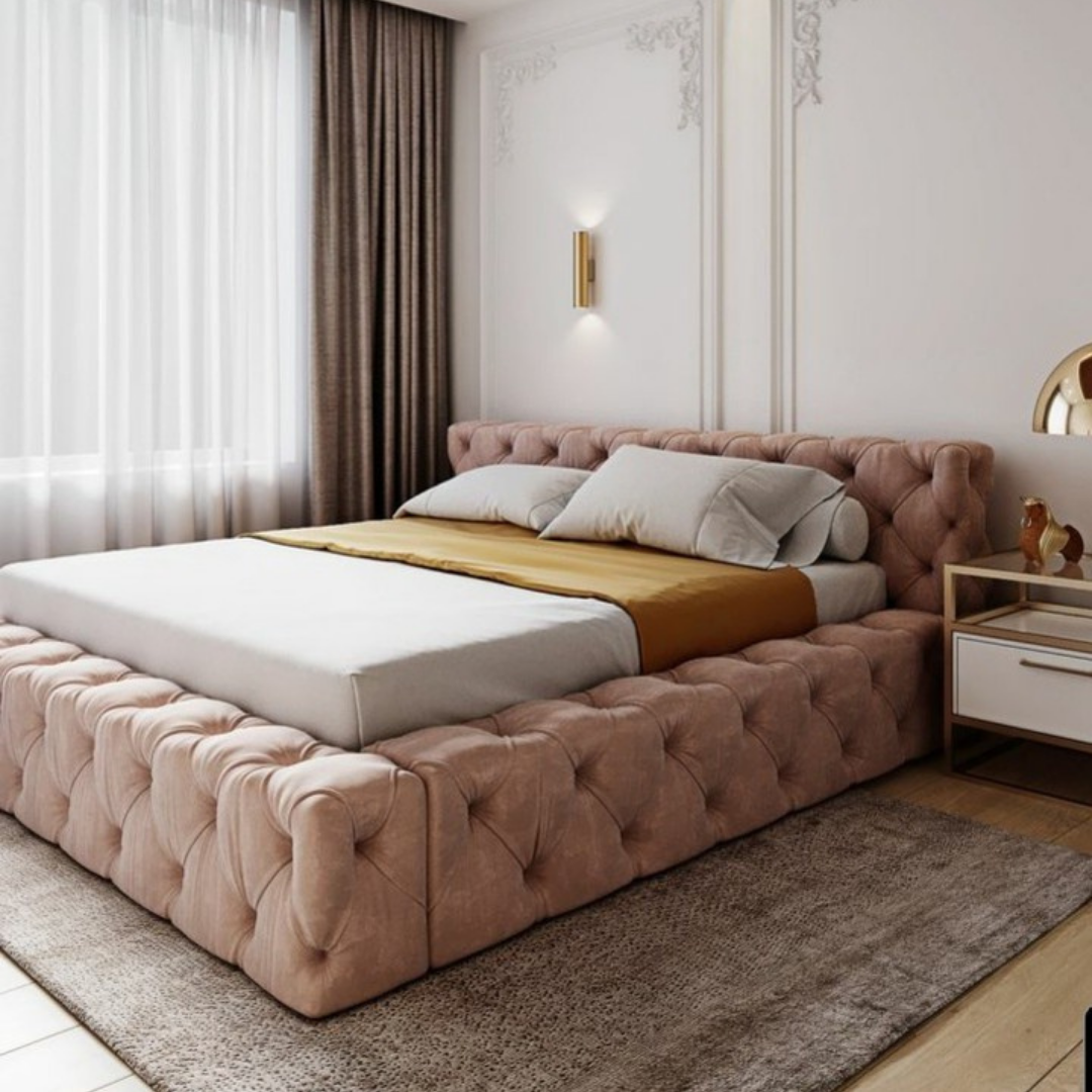 Low Base Ambassador Bed ChesterLuxe Lowline #B52 Bed Frame (UK) | Discount Bed Store (DBS)