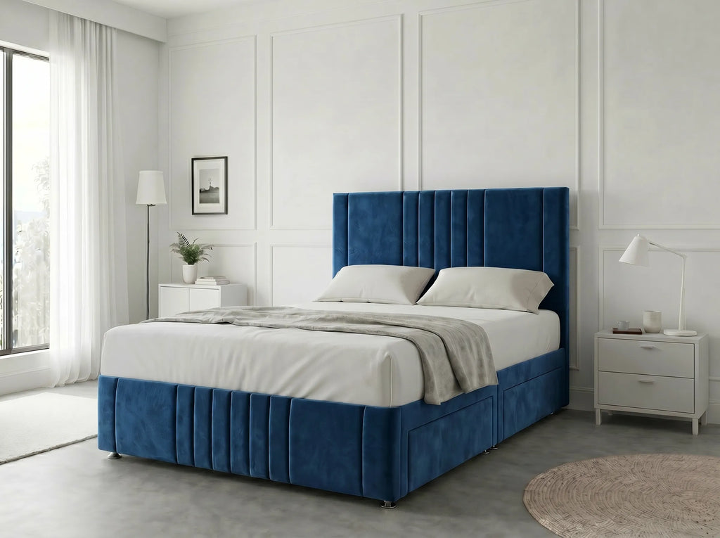 Majestic Curve Comfort | Divan Drawer Base with Integrated Drawer Storage (UK) | Discount Bed Store (DBS) #DB132
