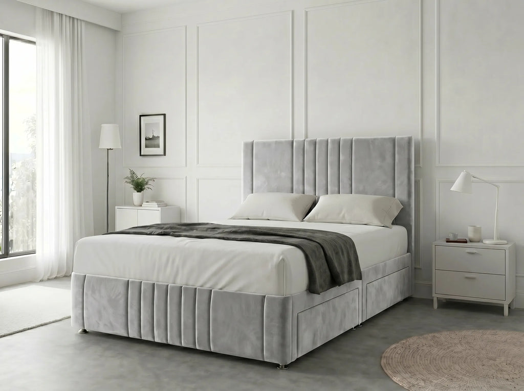 Majestic Curve Comfort | Divan Drawer Base with Integrated Drawer Storage (UK) | Discount Bed Store (DBS) #DB132