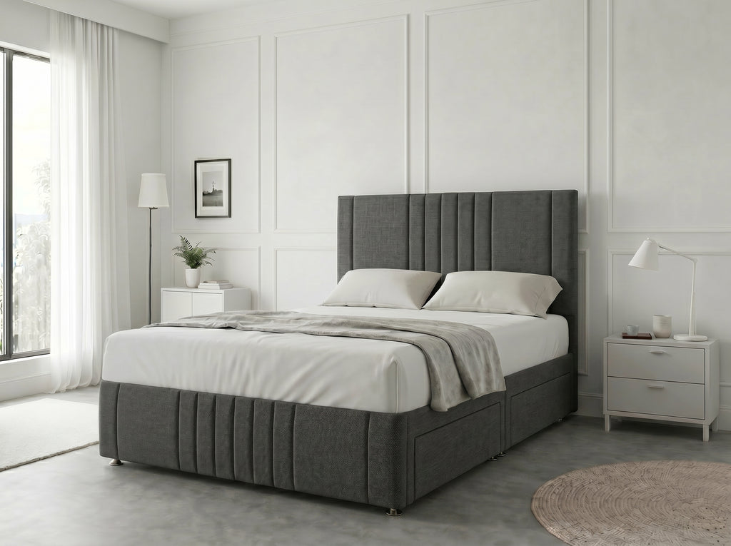 Majestic Curve Comfort | Divan Drawer Base with Integrated Drawer Storage (UK) | Discount Bed Store (DBS) #DB132