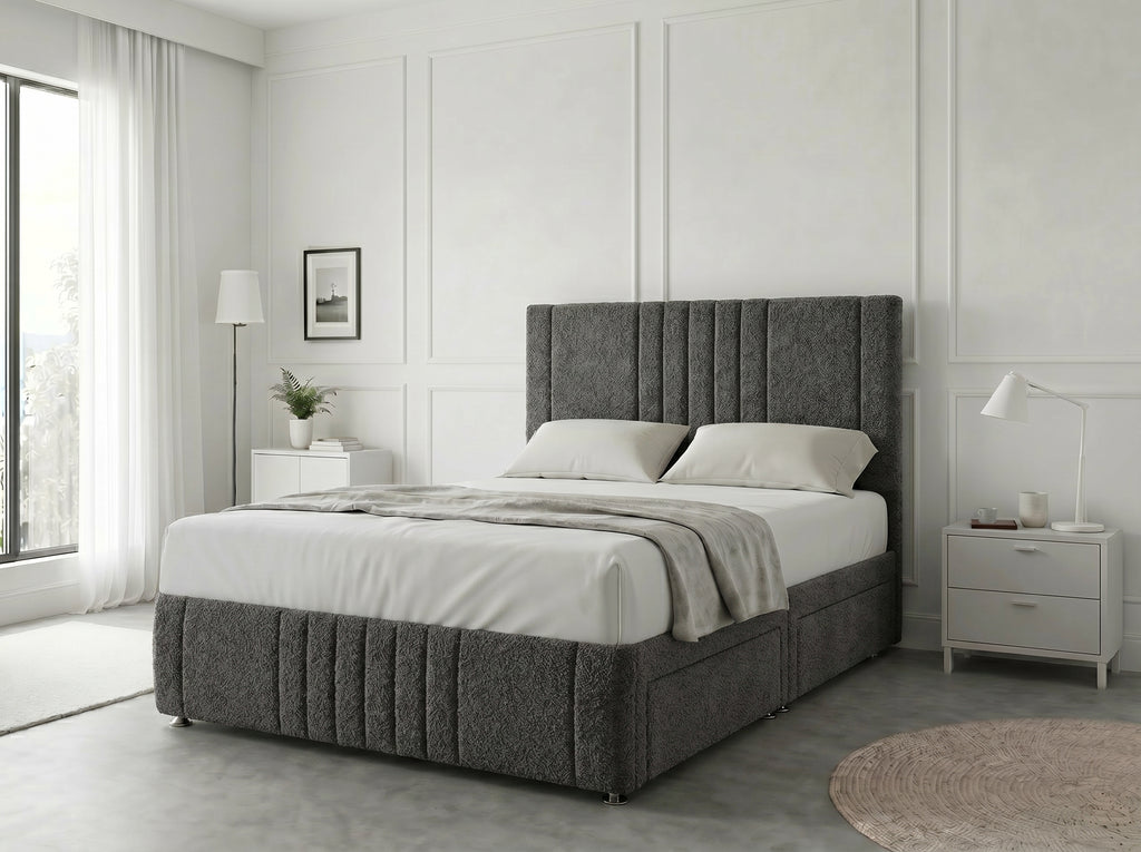 Majestic Curve Comfort | Divan Drawer Base with Integrated Drawer Storage (UK) | Discount Bed Store (DBS) #DB132
