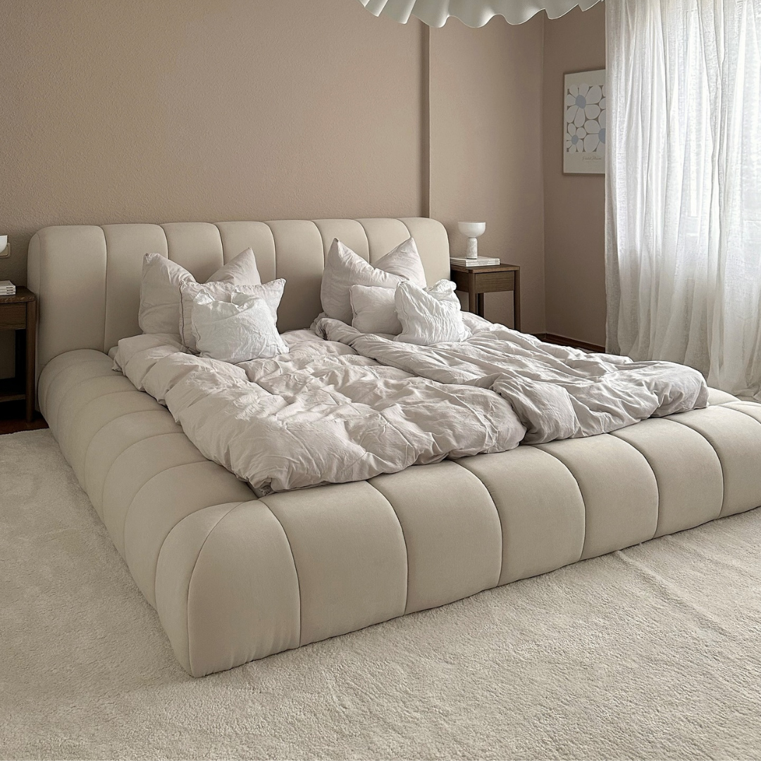 SootheShell Platform Bubble Bed Luxury Design #B106 Bed Frame (UK) | Discount Bed Store (DBS)