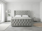 Luxury Curve Dream | Divan Drawer Bed Frame with Concealed Drawer Storage (UK) | Discount Bed Store (DBS) #DB146