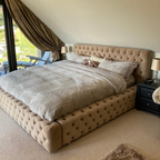 Upholstered Ambassador Bed ChesterRoyale Style #B22 Bed Frame (UK) | Discount Bed Store (DBS)