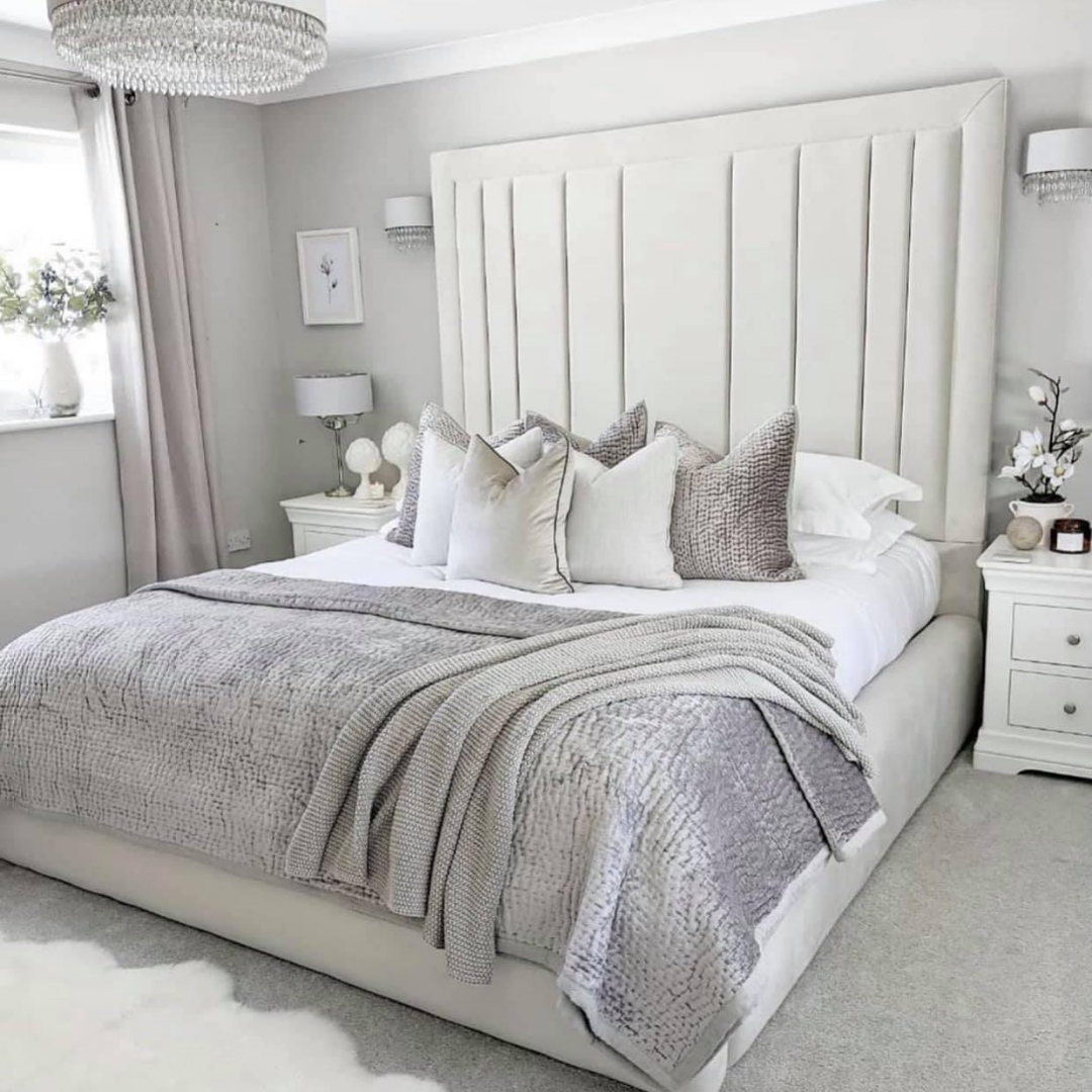 Panel Bed TranquilRise Design #B41 Bed Frame (UK) | Discount Bed Store (DBS)