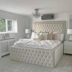 Upholstered Bed ImperialTall Grande #B32 Bed Frame (UK) | Discount Bed Store (DBS)