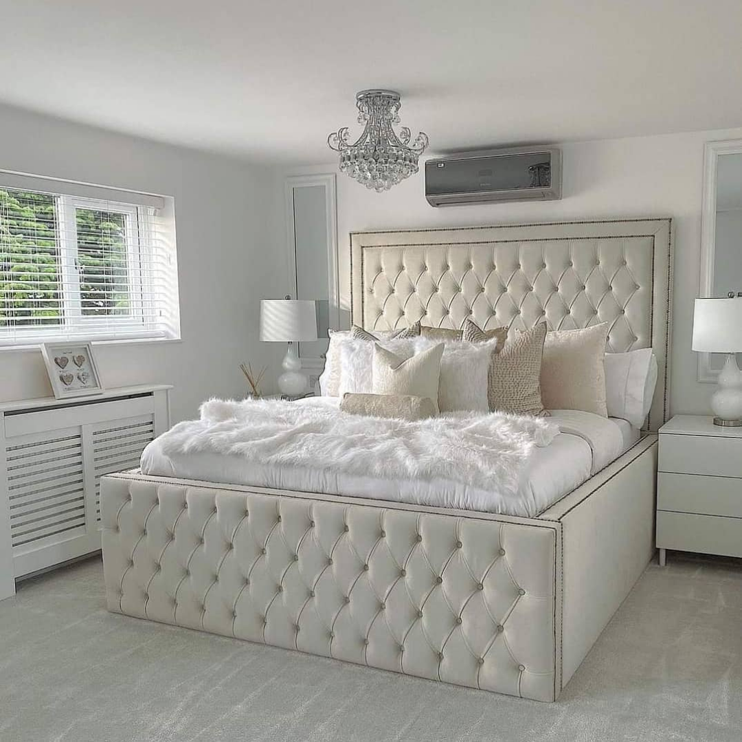 Upholstered Bed ImperialTall Grande #B32 Bed Frame (UK) | Discount Bed Store (DBS)