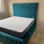 Upholstered Bed ImperialTall Grande #B32 Bed Frame (UK) | Discount Bed Store (DBS)