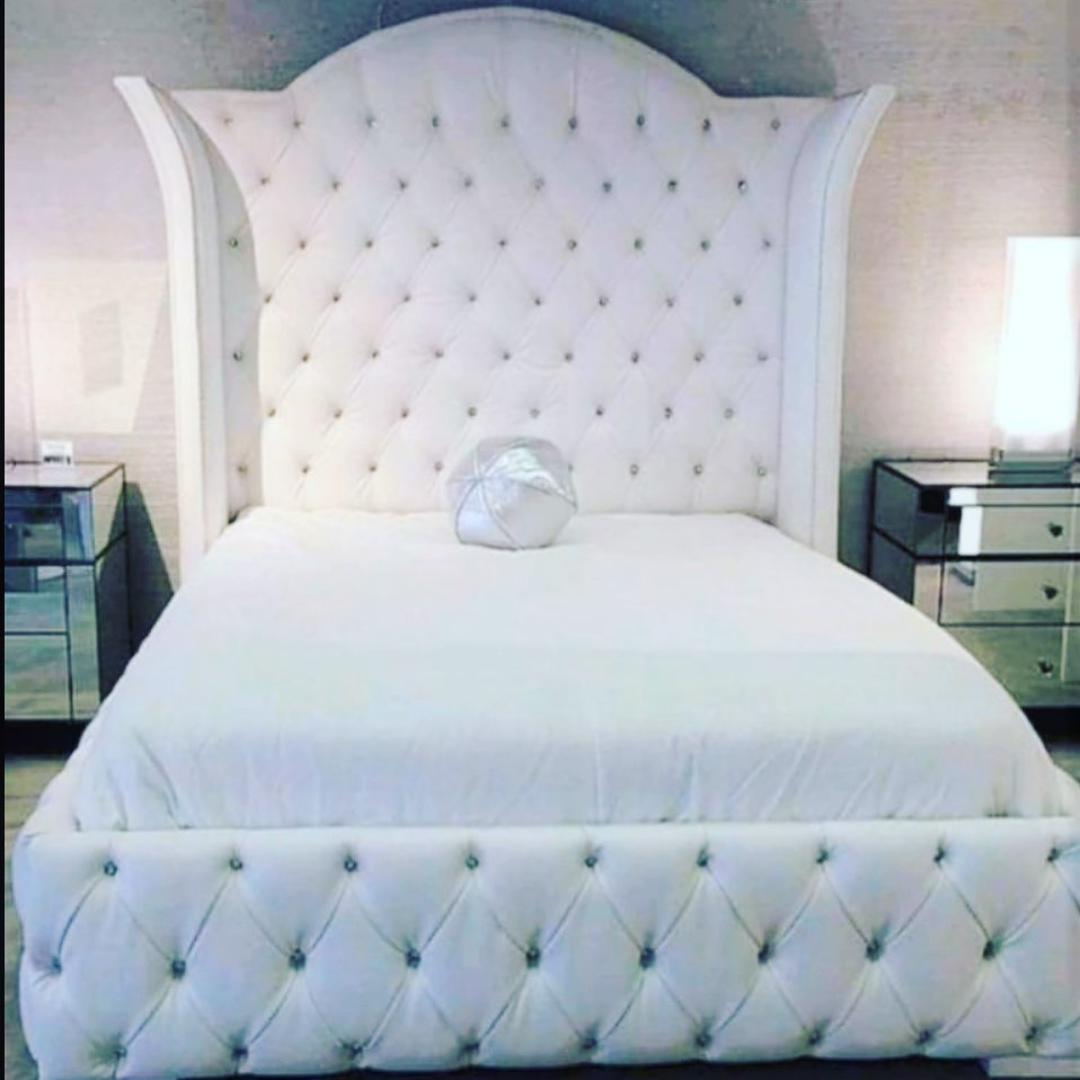 Wingback Bed ArcoLuxe Curve #B25 Bed Frame (UK) | Discount Bed Store (DBS)