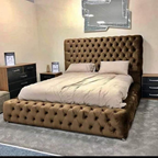 Upholstered Ambassador Bed ChesterRoyale Style #B22 Bed Frame (UK) | Discount Bed Store (DBS)