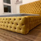 Upholstered Bed Luxora DeepTuft #B19 Bed Frame (UK) | Discount Bed Store (DBS)