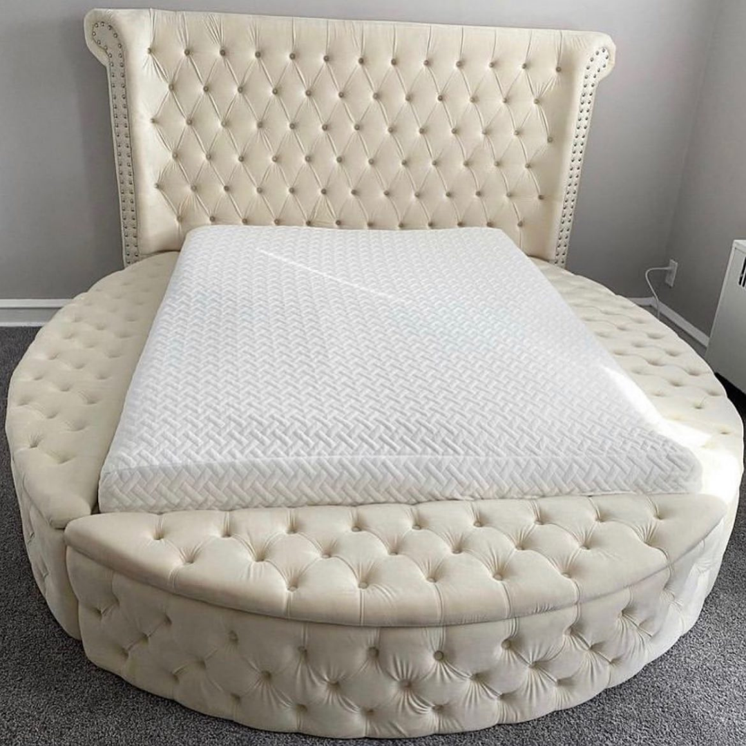 Round Bed Majestique Comfort #B16 Bed Frame (UK) | Discount Bed Store (DBS)