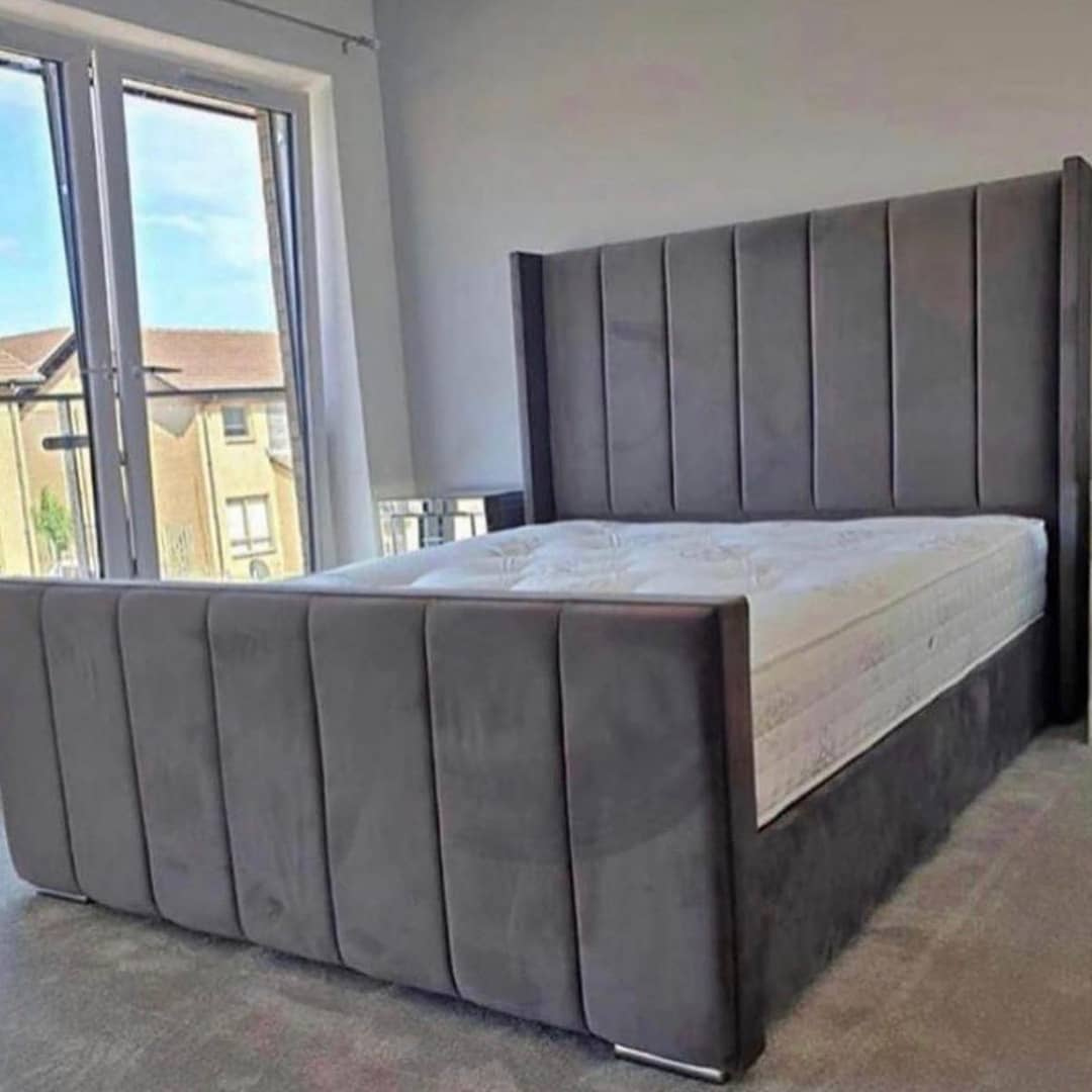 Wingback Bed UrbanEdge Panel #B10 Bed Frame (UK) | Discount Bed Store (DBS)