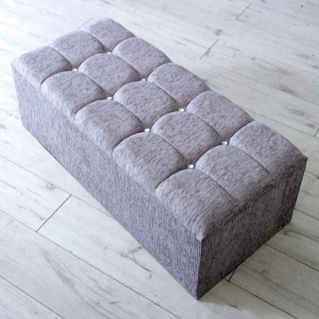 Ottoman Storage Box CrystalTuft Classic #B183 Bed Frame (UK) | Discount Bed Store (DBS)