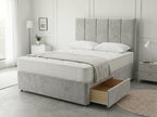 Vertical Craft Panel Bed #B154 Divan Drawer Bed Frame (UK) | Discount Bed Store (DBS)