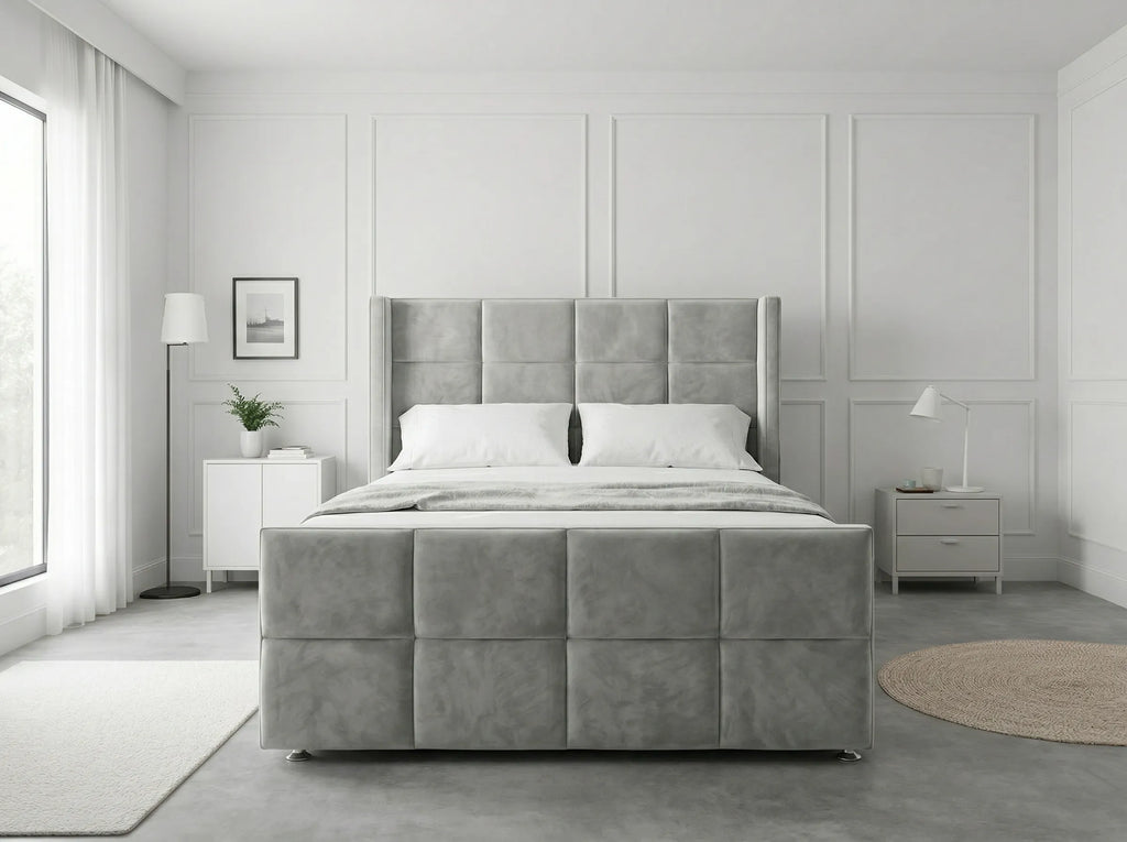 Timeless Sleigh Comfort | Divan Drawer Base with Functional Storage Drawers (UK) | Discount Bed Store (DBS) #DB147