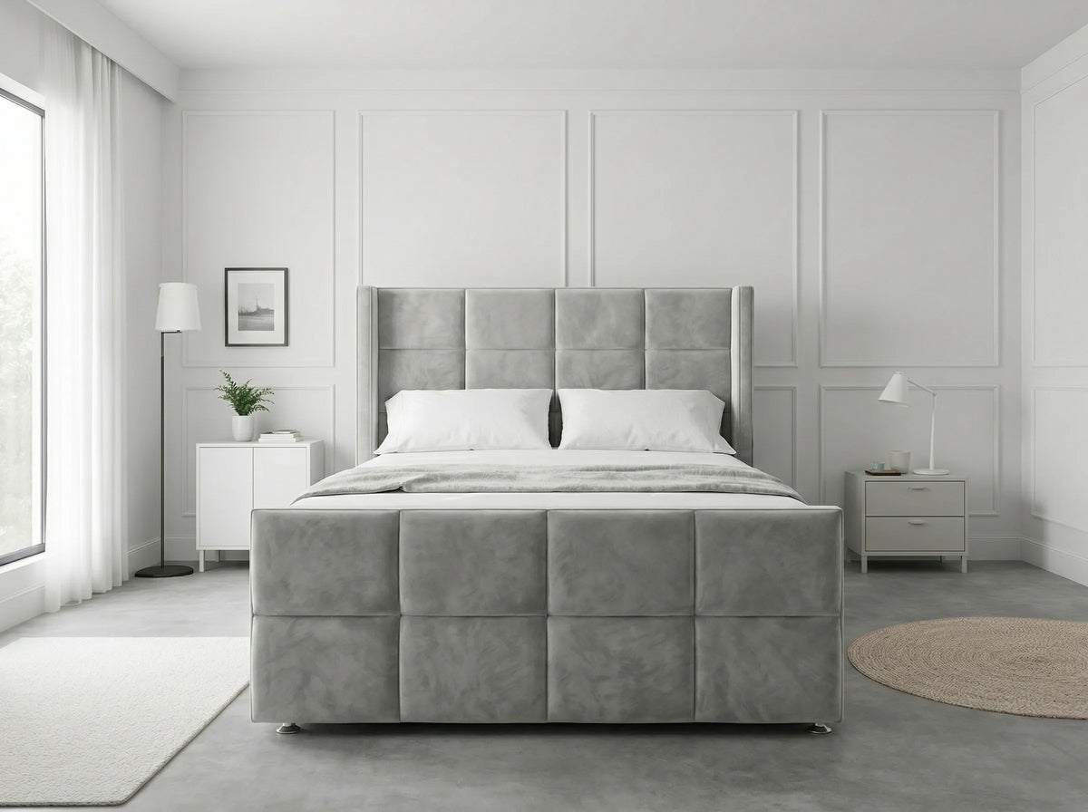 Timeless Sleigh Comfort | Divan Drawer Base with Functional Storage Drawers (UK) | Discount Bed Store (DBS) #DB147
