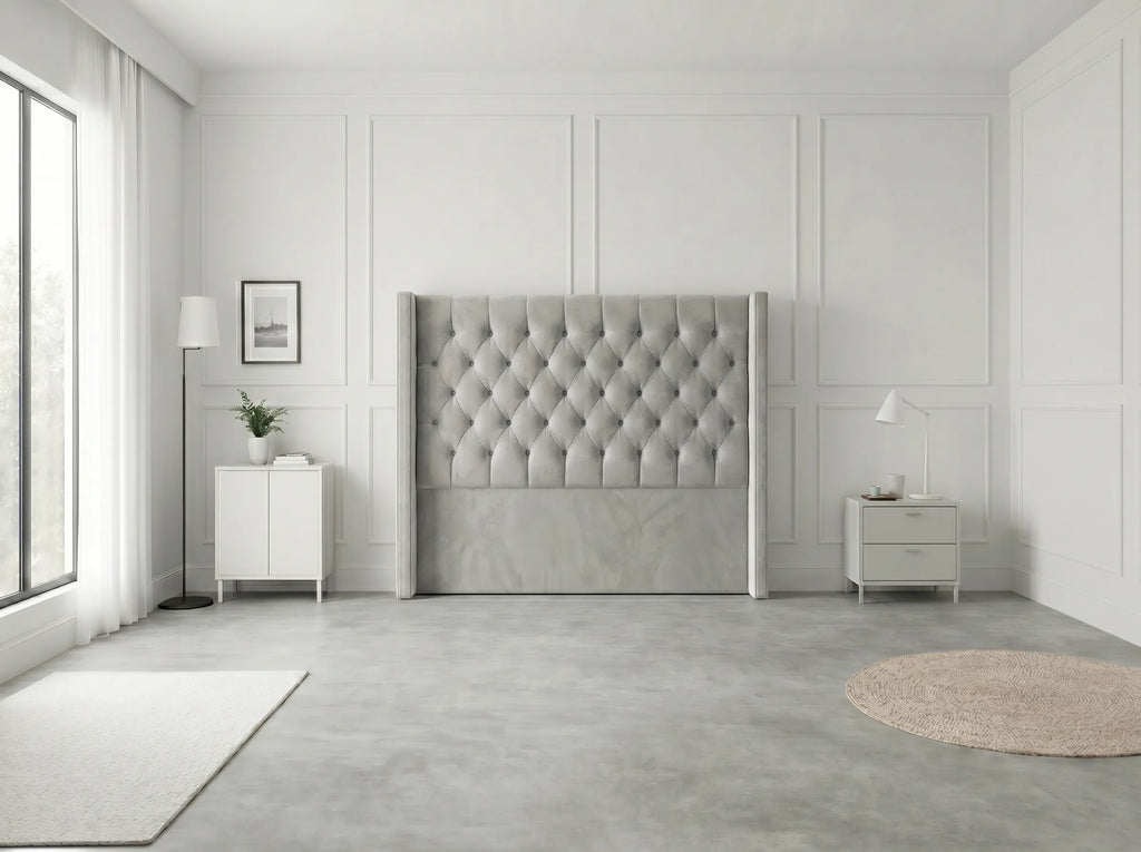 Luxury Curve Dream | Divan Drawer Bed Frame with Concealed Drawer Storage (UK) | Discount Bed Store (DBS) #DB146