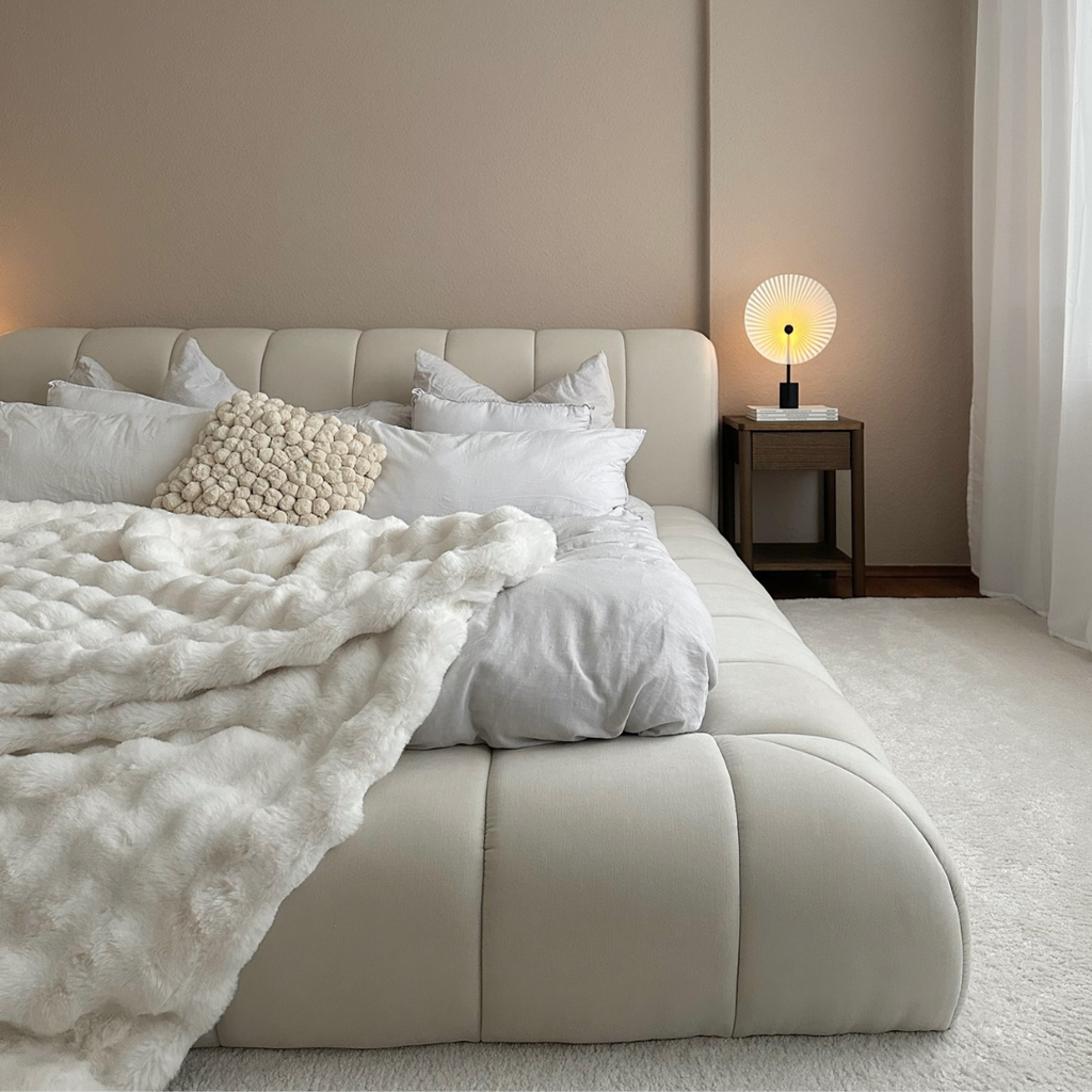 SootheShell Platform Bubble Bed Luxury Design #B106 Bed Frame (UK) | Discount Bed Store (DBS)