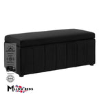 Ottoman Storage Box MetroLine Luxe #B181 Bed Frame (UK) | Discount Bed Store (DBS)