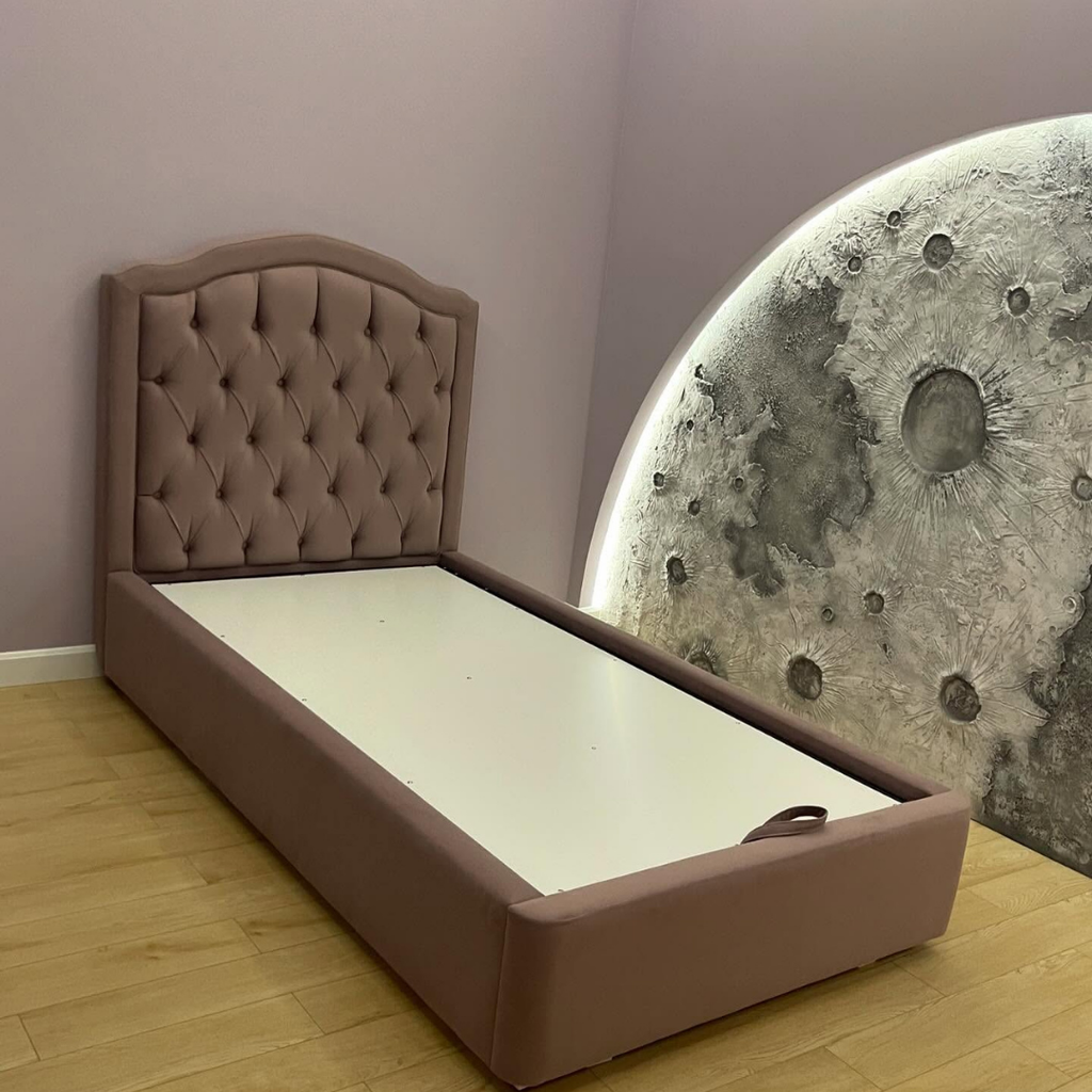 Royale Tuffed Kids Bed #B108 | Optional Ottoman Bed Frame (UK) | Discount Bed Store (DBS)