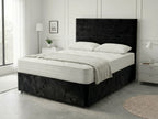 Heritage Sleigh Luxe | Upholstered Divan Drawer Bed with Pull-Out Drawers (UK) | Discount Bed Store (DBS) #DB133