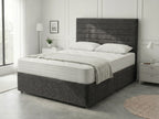 Heritage Sleigh Luxe | Upholstered Divan Drawer Bed with Pull-Out Drawers (UK) | Discount Bed Store (DBS) #DB133
