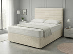 Heritage Sleigh Luxe | Upholstered Divan Drawer Bed with Pull-Out Drawers (UK) | Discount Bed Store (DBS) #DB133