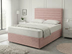 Heritage Sleigh Luxe | Upholstered Divan Drawer Bed with Pull-Out Drawers (UK) | Discount Bed Store (DBS) #DB133