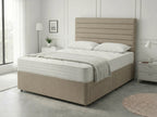 Heritage Sleigh Luxe | Upholstered Divan Drawer Bed with Pull-Out Drawers (UK) | Discount Bed Store (DBS) #DB133
