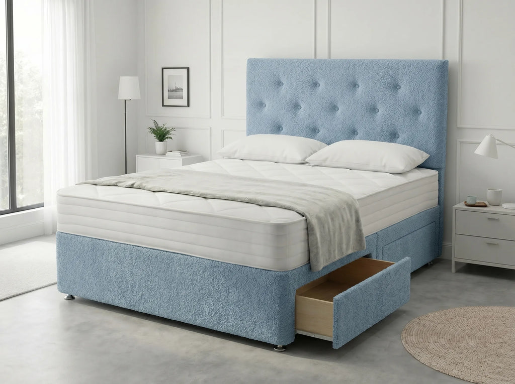 Royal Arch Serenity | Storage Divan Drawer Bed Frame with Built-In Drawers (UK) | Discount Bed Store (DBS) #DB134