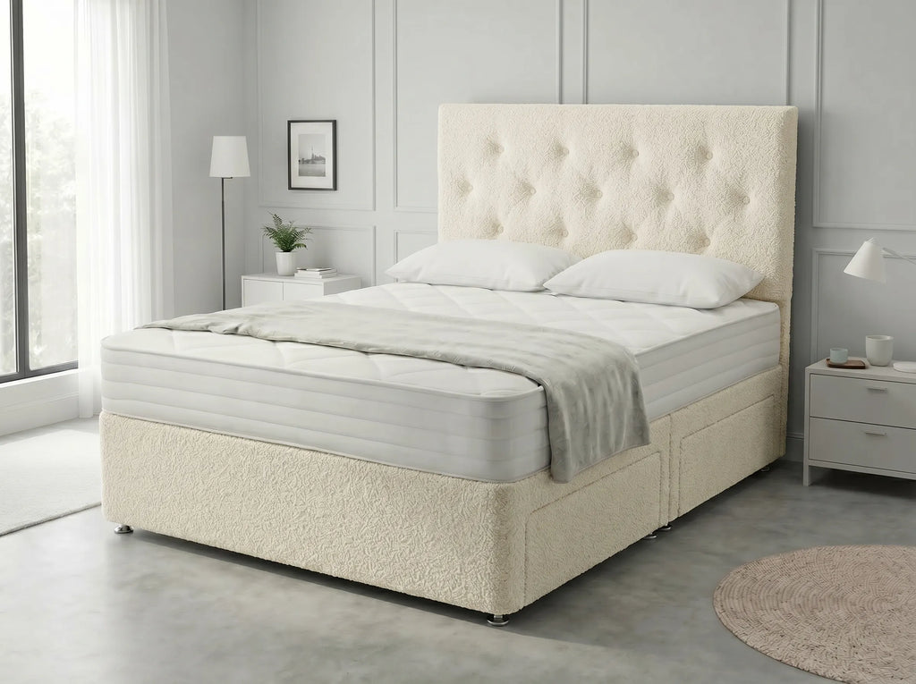 Royal Arch Serenity | Storage Divan Drawer Bed Frame with Built-In Drawers (UK) | Discount Bed Store (DBS) #DB134