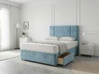 Imperial Sleigh Retreat | Divan Drawer Bed with Hidden Drawer Compartments (UK) | Discount Bed Store (DBS) #DB135